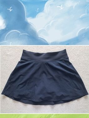 lululemon athletica Navy Lightweight High Rise Tennis Skirt